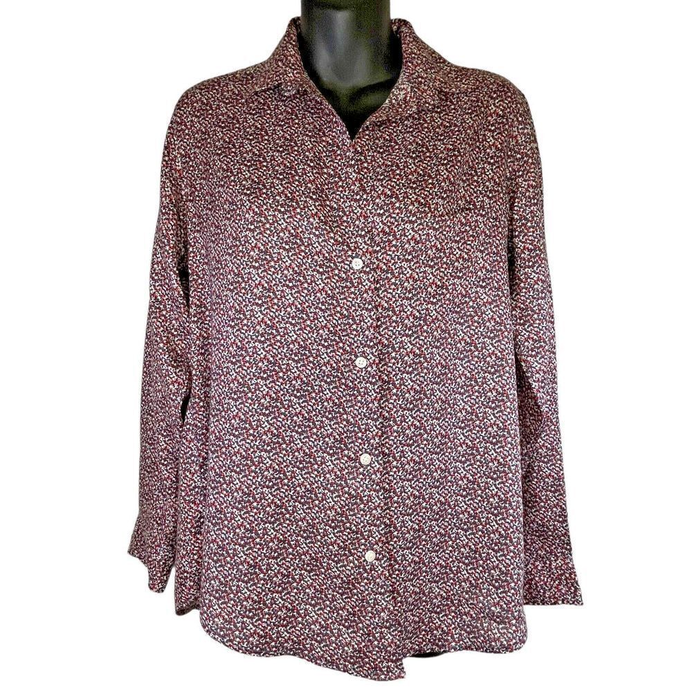 Frank & Eileen Grayson Hero Button Up Womens Shirt‎ Top Lyocell Size 02 Small